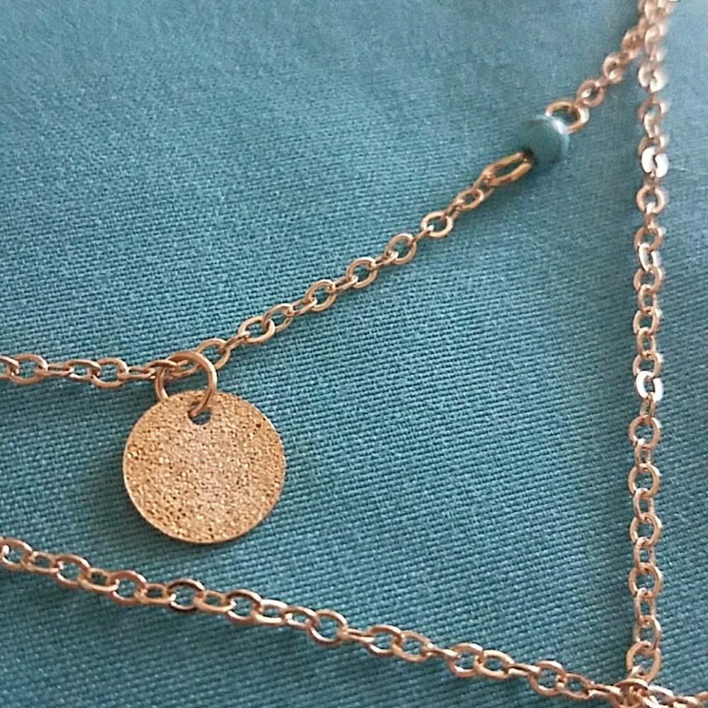 🔥3 layer feather pendant necklace🔥 - Picture 4 of 5